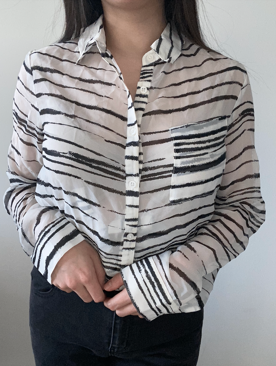 [NEW] Lulu's Semi-Sheer Zebra Print Top - photo 2