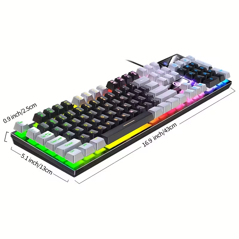 YINDIAO Wired Keyboard USB Plug Computer Gaming Keyboard - photo 2