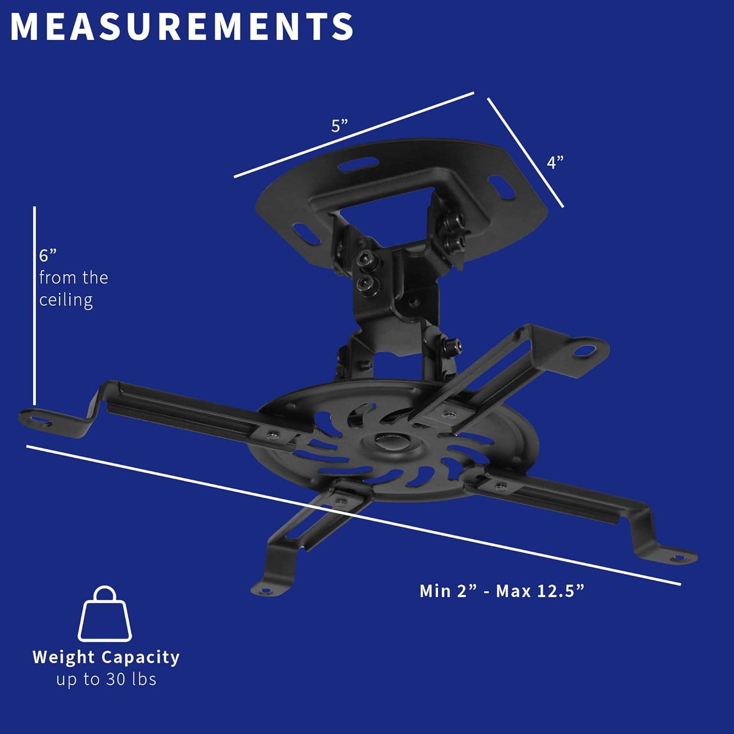 New VIVO Black Projector Mount - Ceiling Mount - photo 4