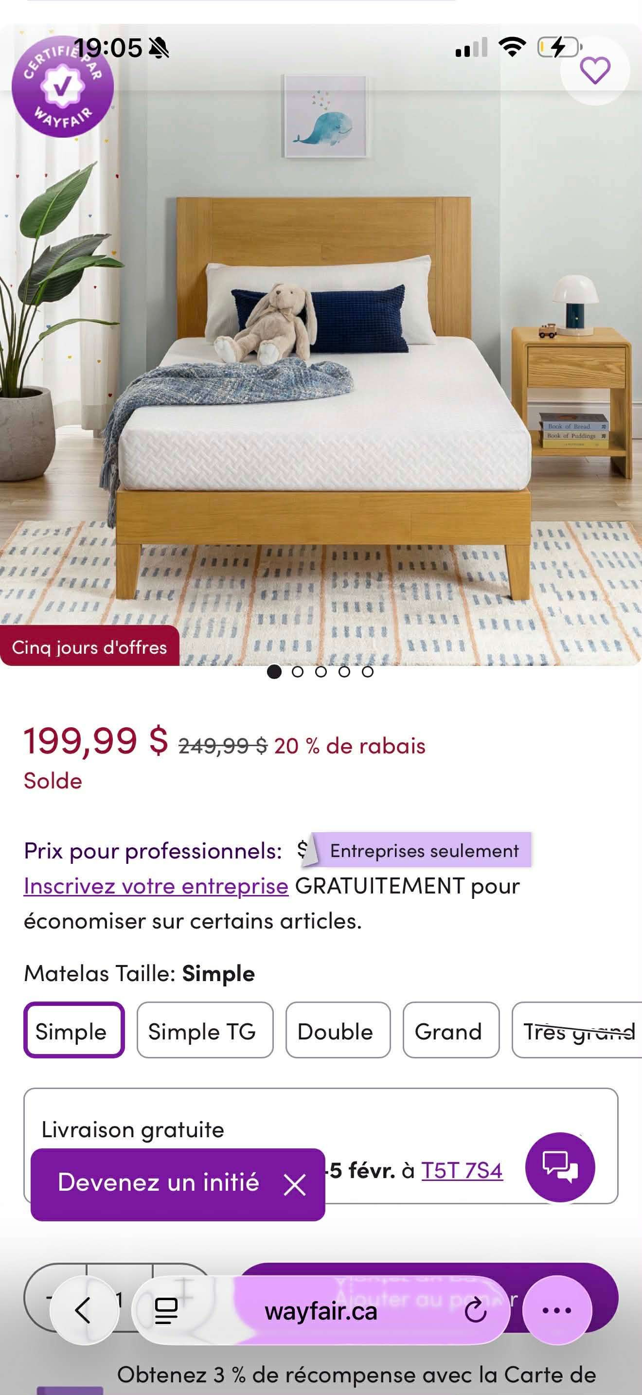 NEW Twin Foam Mattress - Bought 1 month ago - photo 2