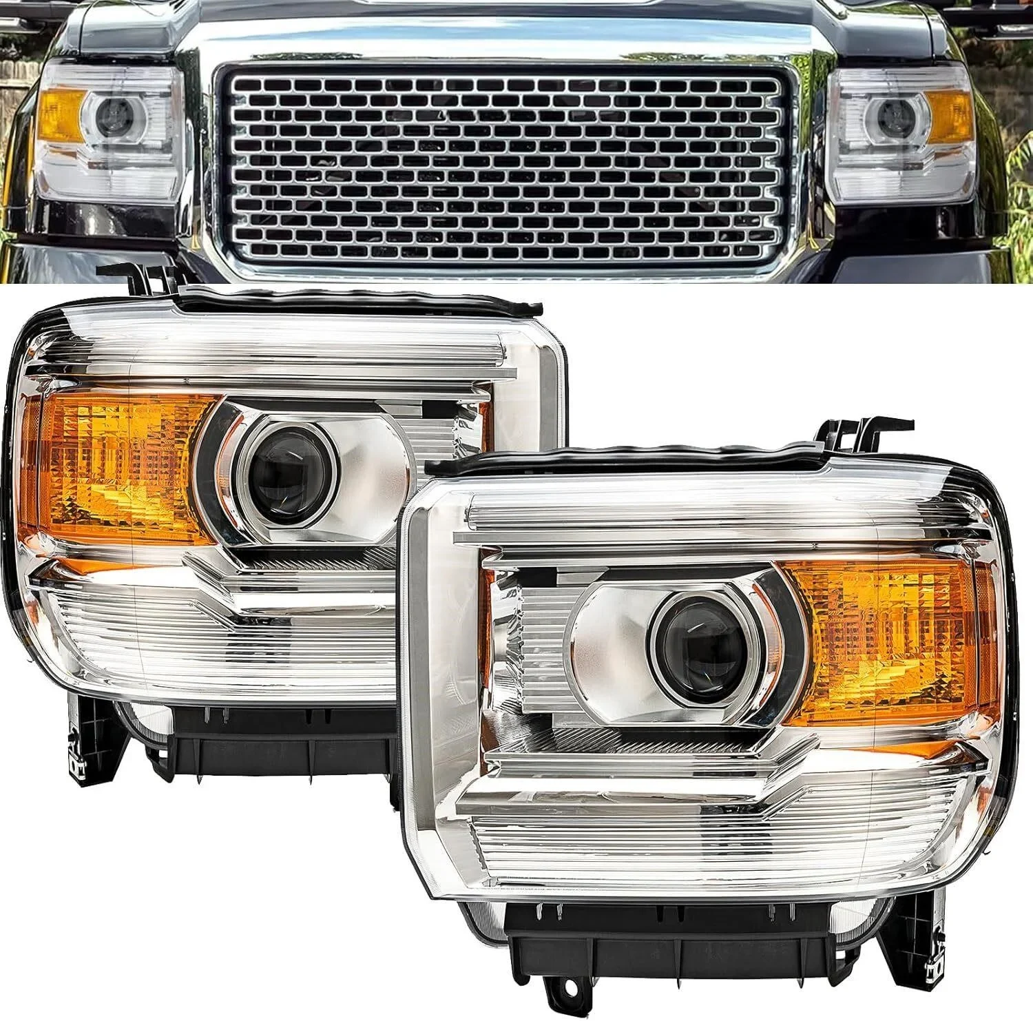BRAND NEW GMC Sierra Headlight Assembly 2014-18