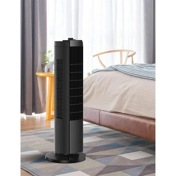 BRAND NEW sealed mainstays 3 speed 28inch black tower fan - photo 2
