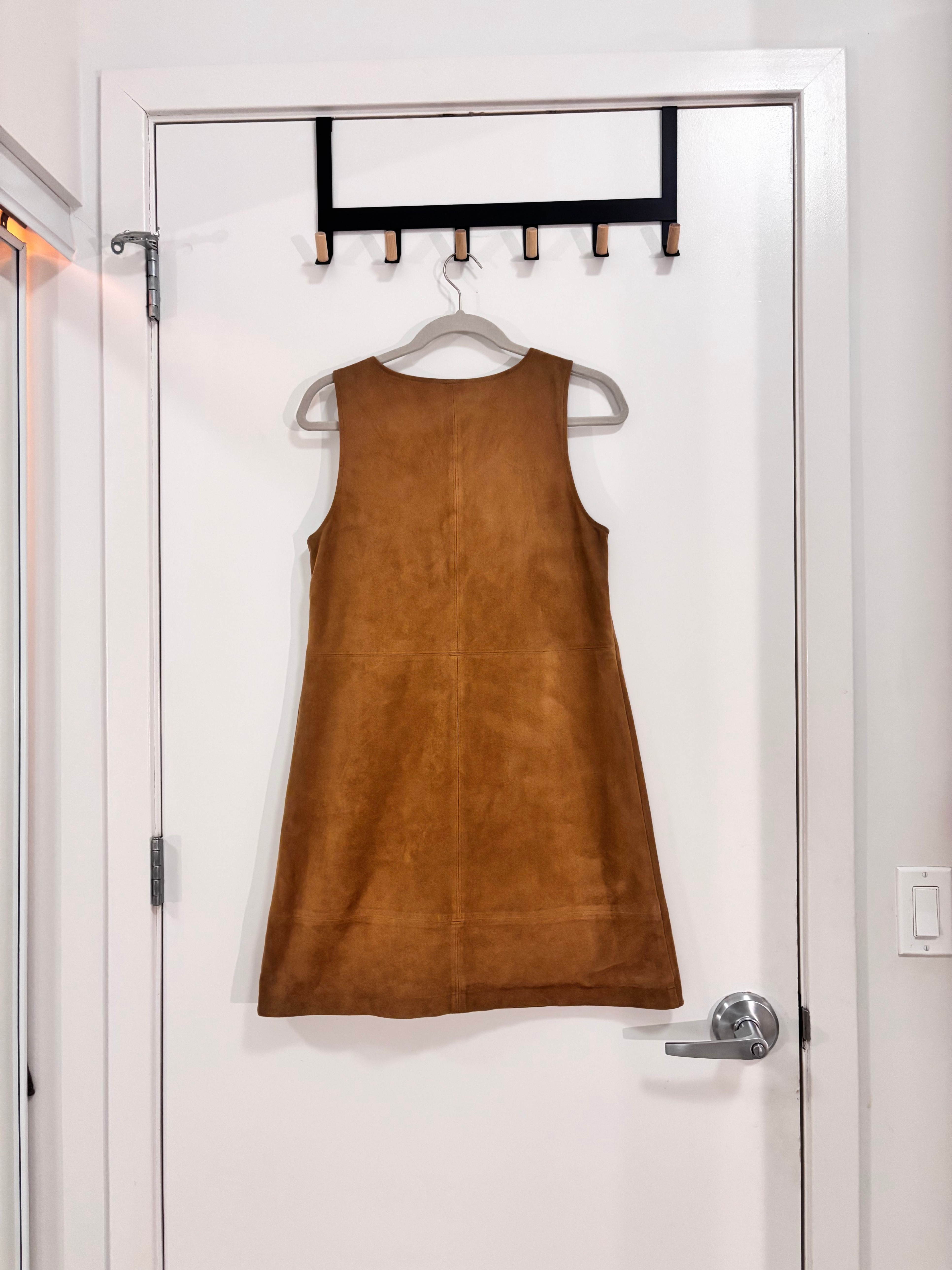 Abercrombie & Fitch Faux Suede Button Front Dress - photo 4
