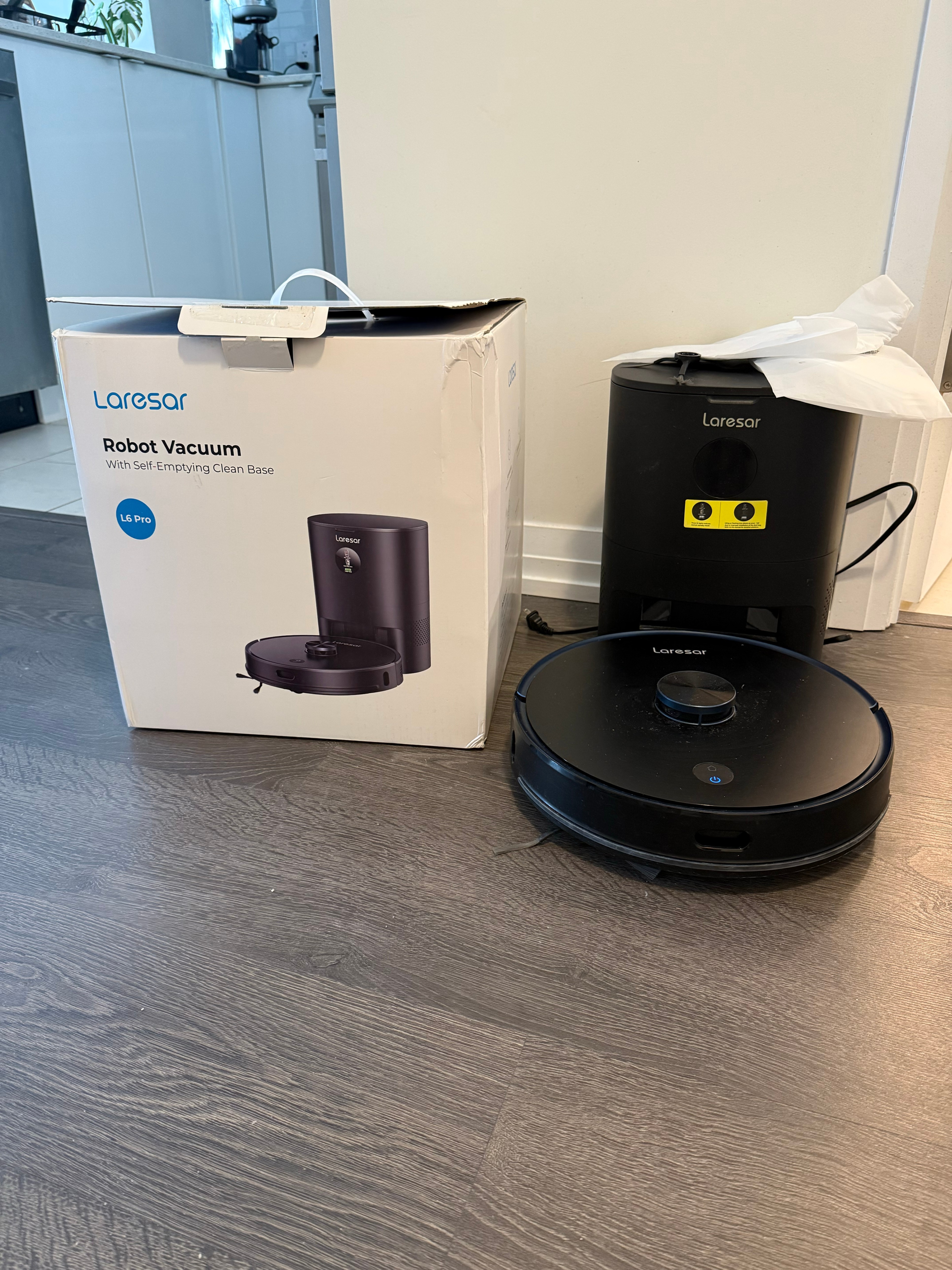 Laresar L6 Pro Robot Vacuum & Mop Combo – Excellent Condition