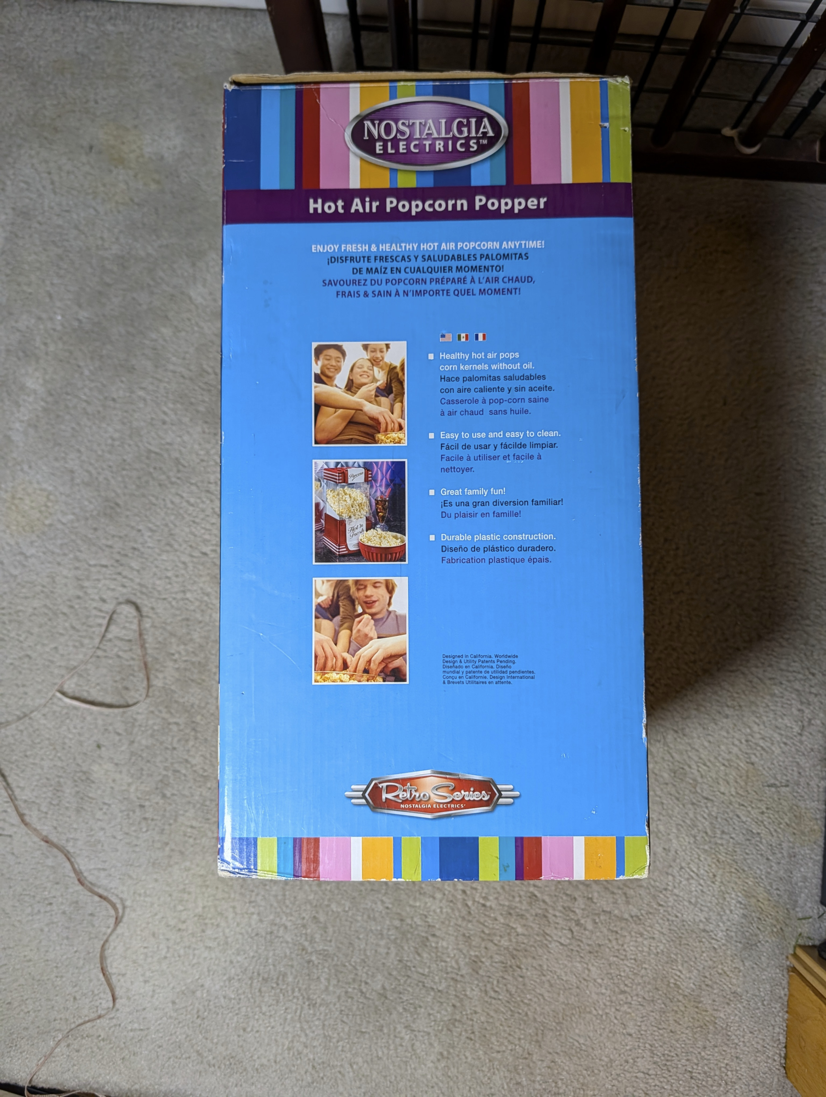 50s Style Hot Air Popcorn Machine - photo 5