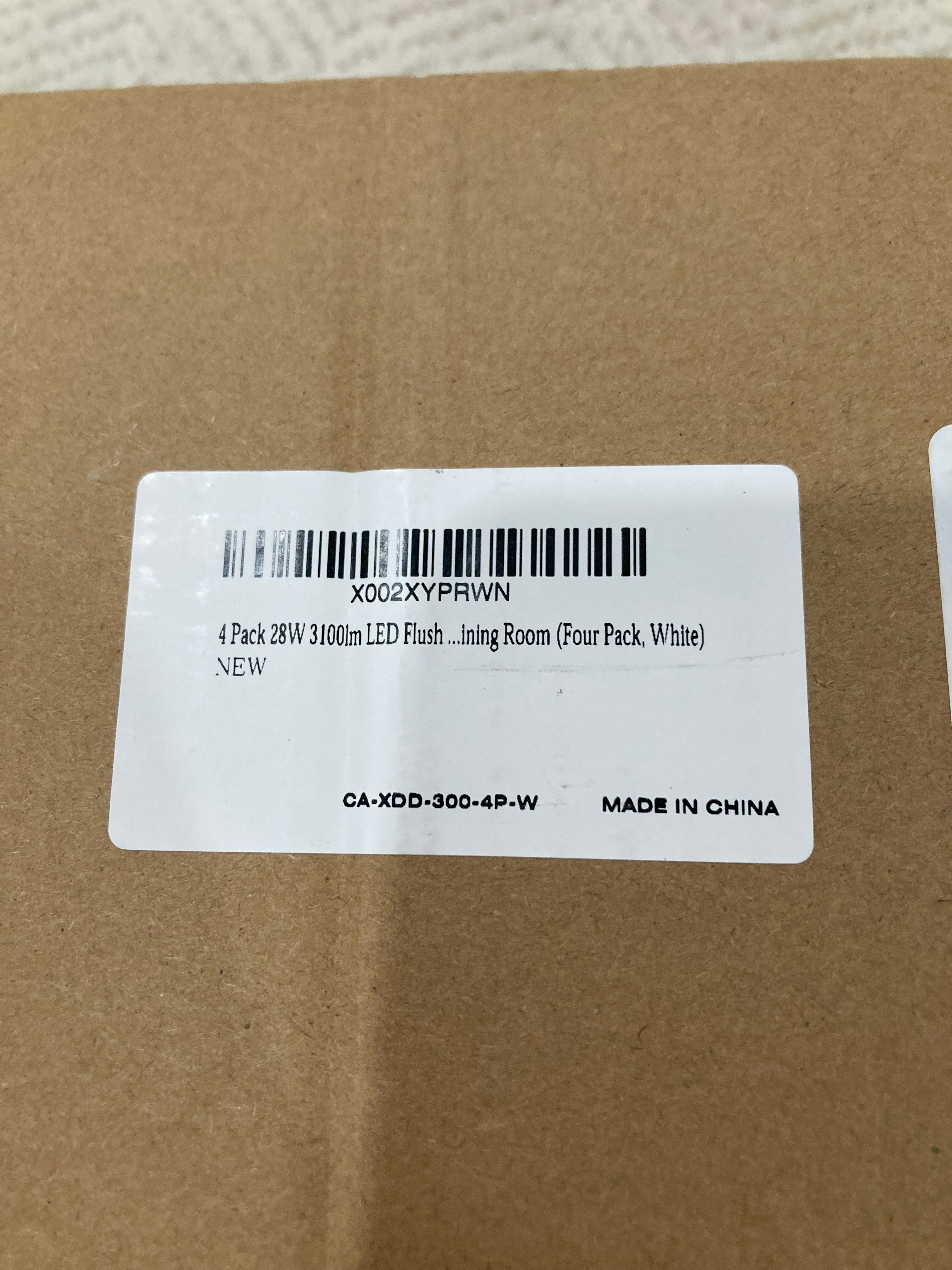 New 12inch 4-Pack 28W LED Flush Mount Ceiling Lights - photo 5