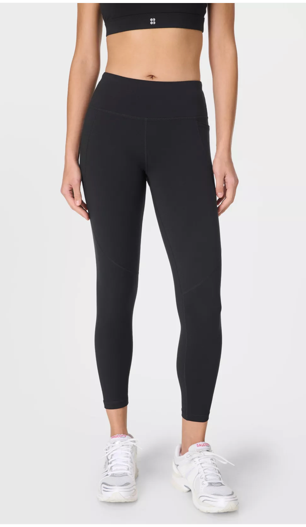🏆 XS Sweaty Betty Leggings Light Reflective Back Stripe Pocket