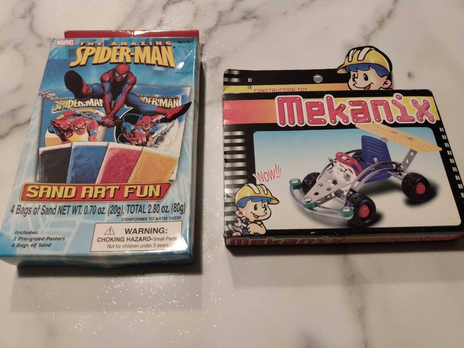 Marvel Spider-Man Sand Art & Mekanix Construction Toy