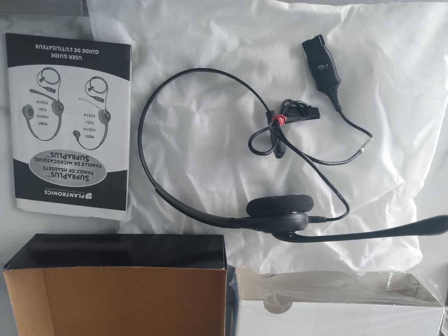 Plantronics Supraplus H251N Headset - New in Box! - photo 3