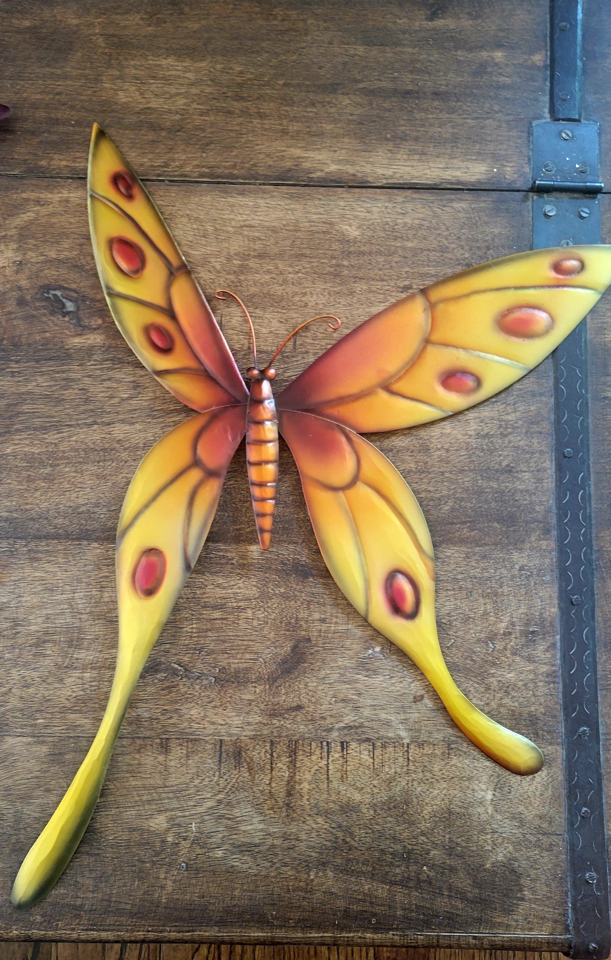 Set of 2: SUN-CATCHER Butterfly Wall Art Set - Vibrant - photo 2