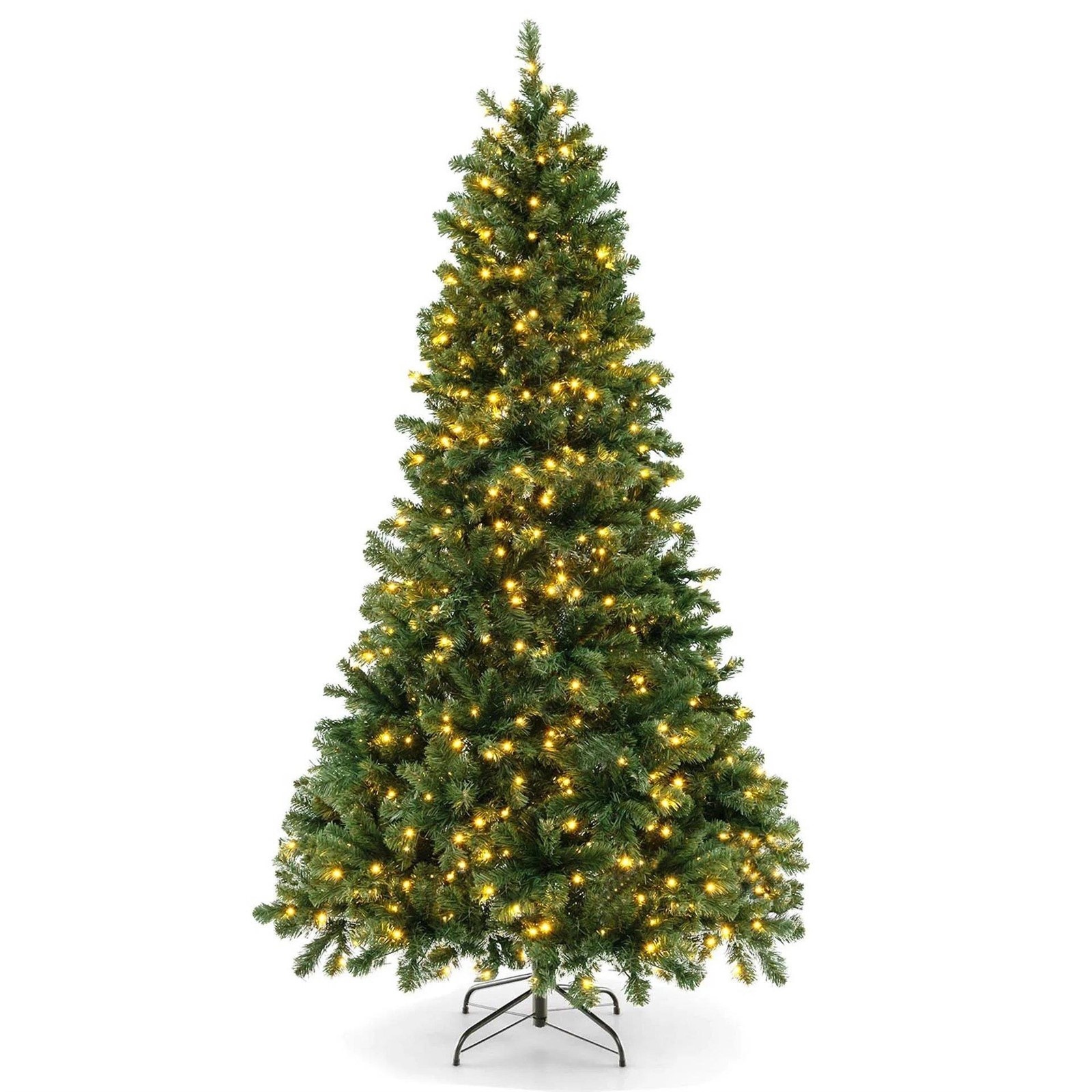 7ft Artificial Christmas Tree Pre-Lit - Brand New