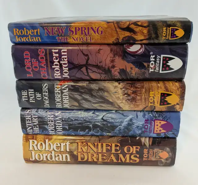Wheel of Time Robert Jordan Hardcover Books All 1st Ed/1st Print