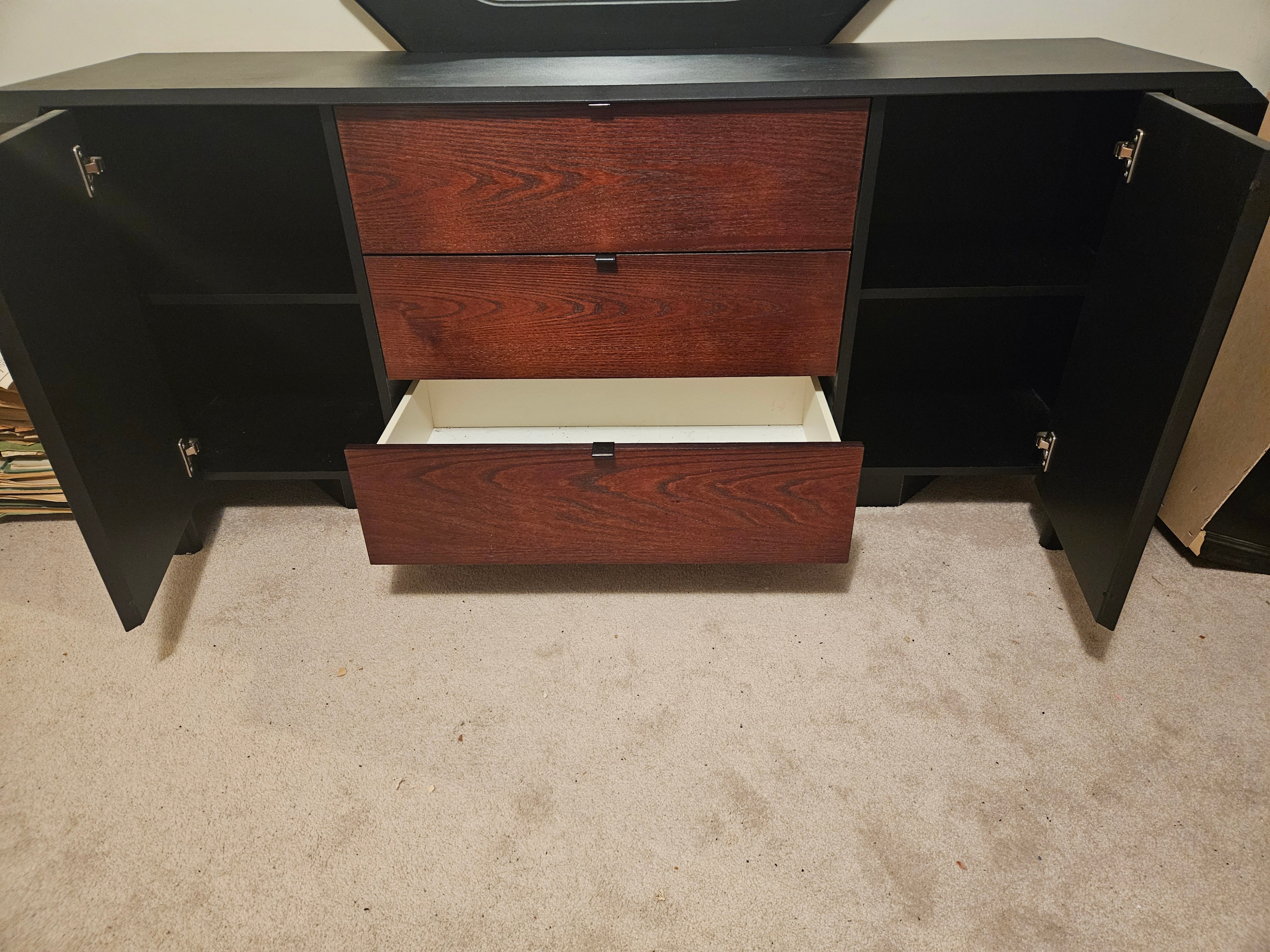 RETAIL $7,000 MEUBLES LAURIER 7pc Designer King Bedroom Set - photo 3