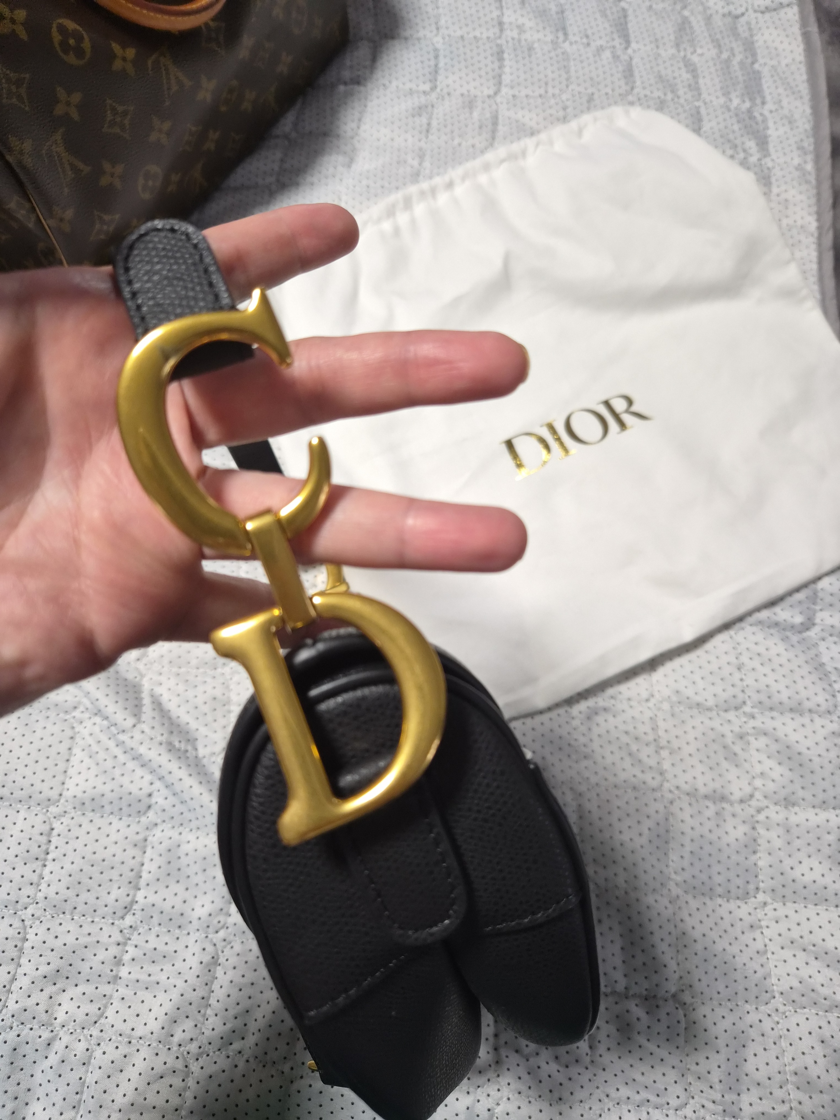 Dior Saddle Bag - Black - photo 3