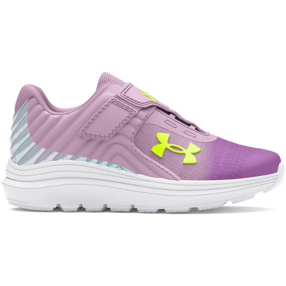 BRAND NEW girl youth under armour outhustle velcro shoes 7 & 8 - photo 2