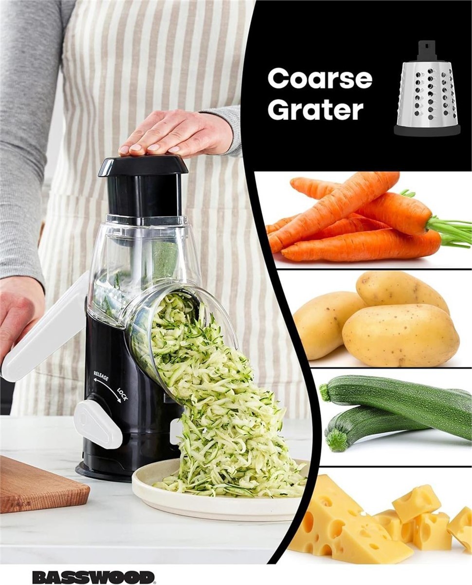 *New* Rotary Vegetable Slicer Grater - New! - photo 4
