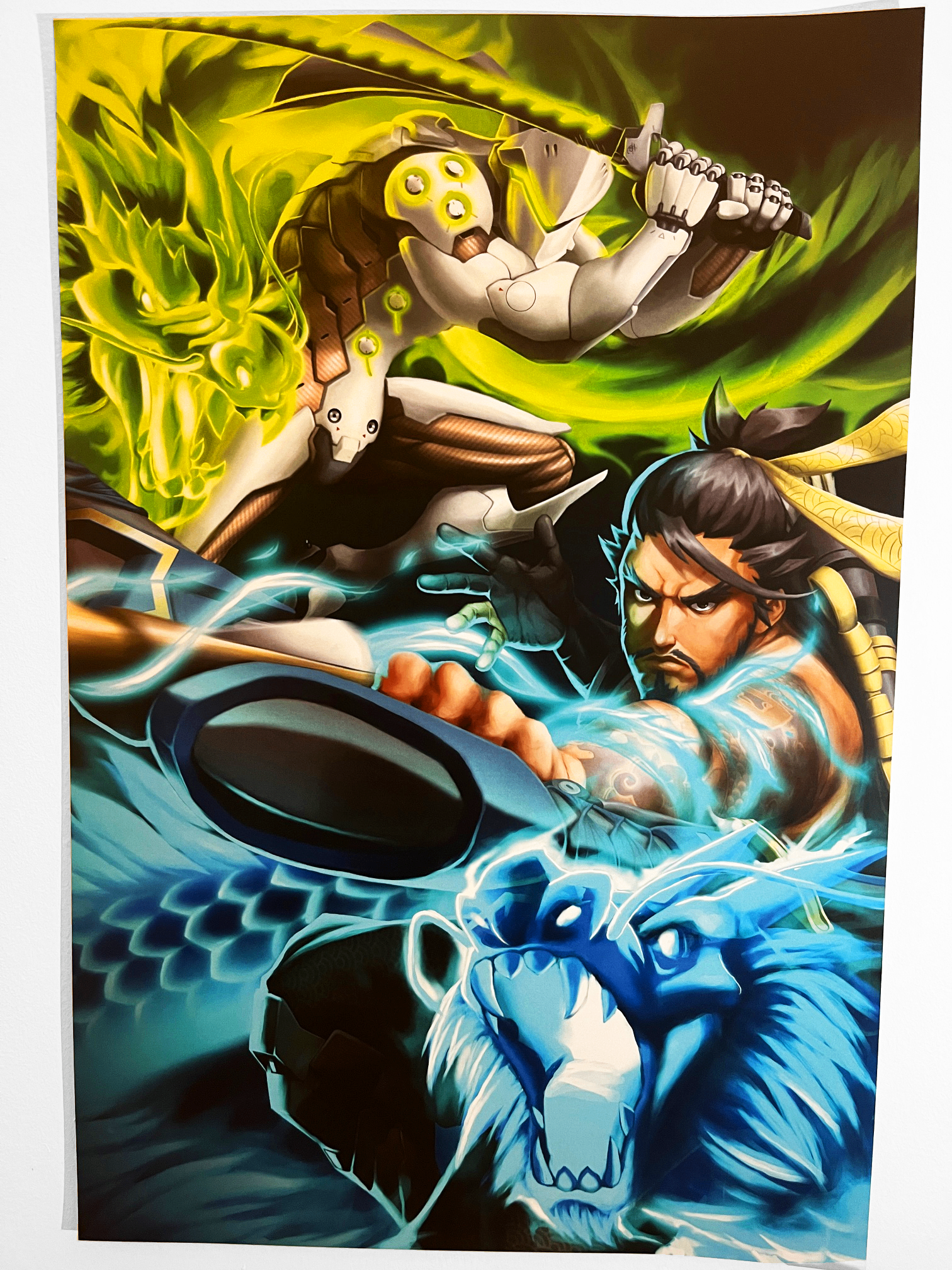 Overwatch Hanzo and Genji 12x18 inch Poster - photo 2