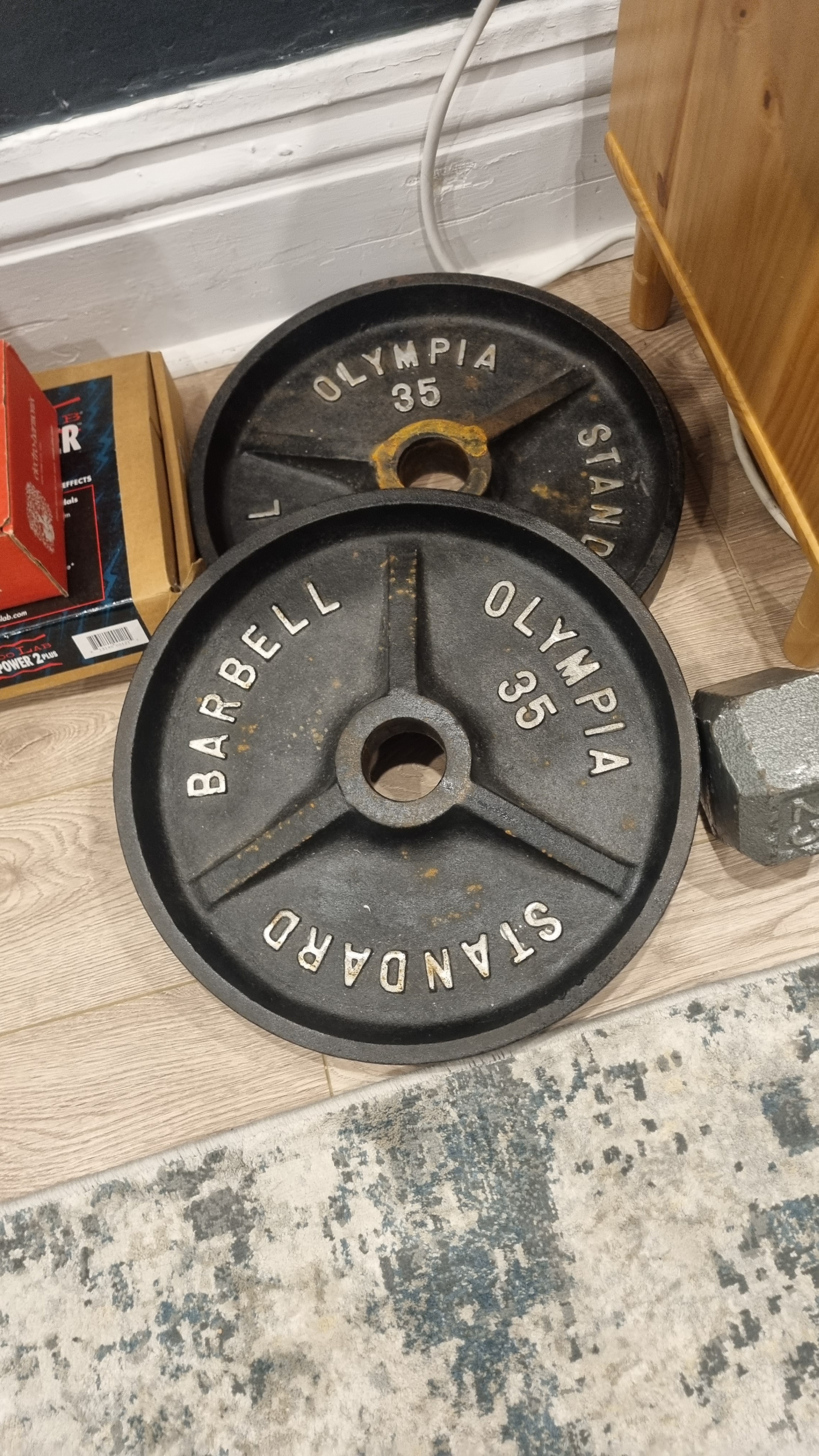 35lb Olympic Standard Barbell Weights x2