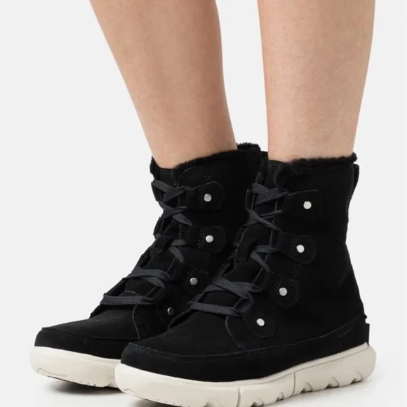 BRAND NEW women sorel explorer joan suede winter boots US 7 - photo 5