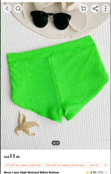 New Bikini Bottoms - Size S - photo 2