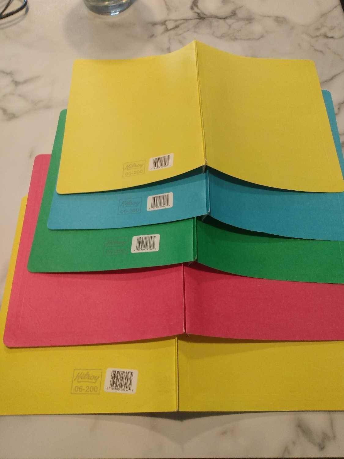 Hilroy 06-200 Assorted Colour Report Covers - Set of 5 - photo 2