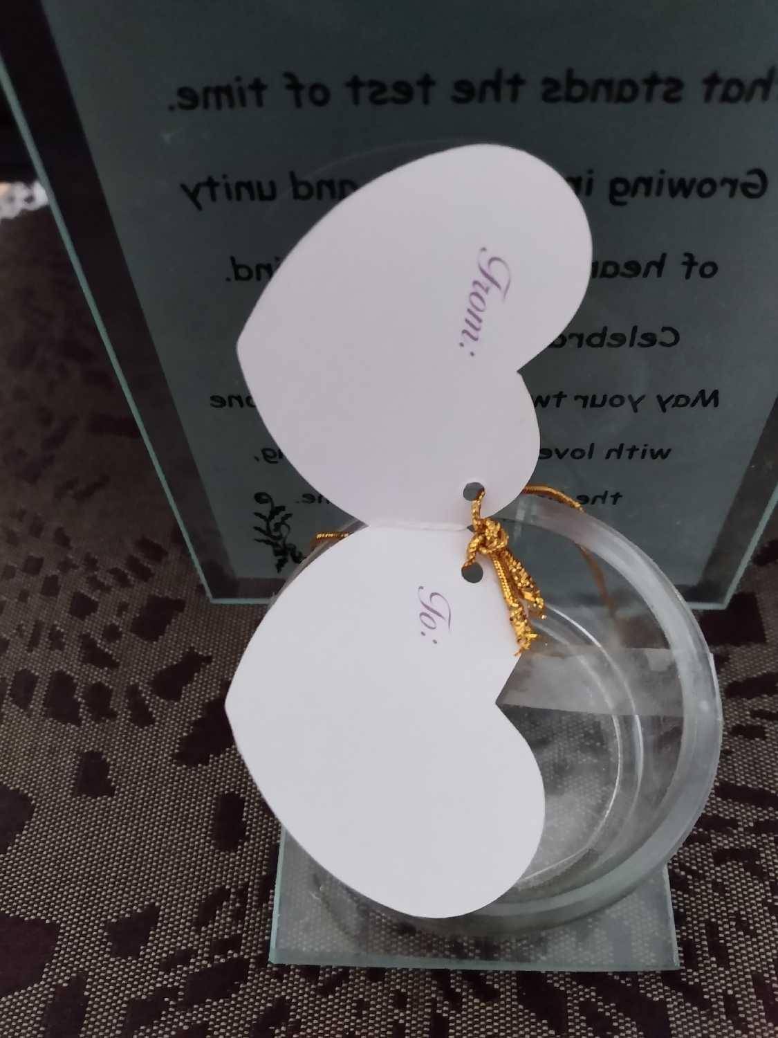 Happy Anniversary Glass Candle Holder - photo 4