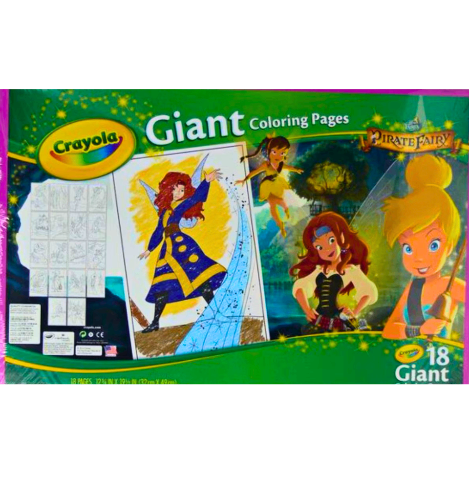 Crayola Giant Coloring Pages – Disney Fairies “Pirate Fairy” - photo 2