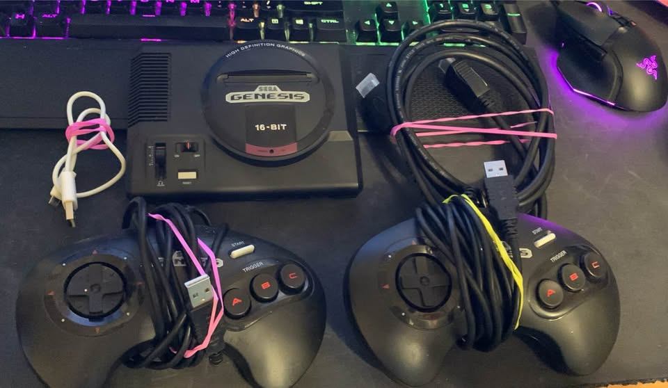 Sega Genesis Mini Console with 2 Controllers