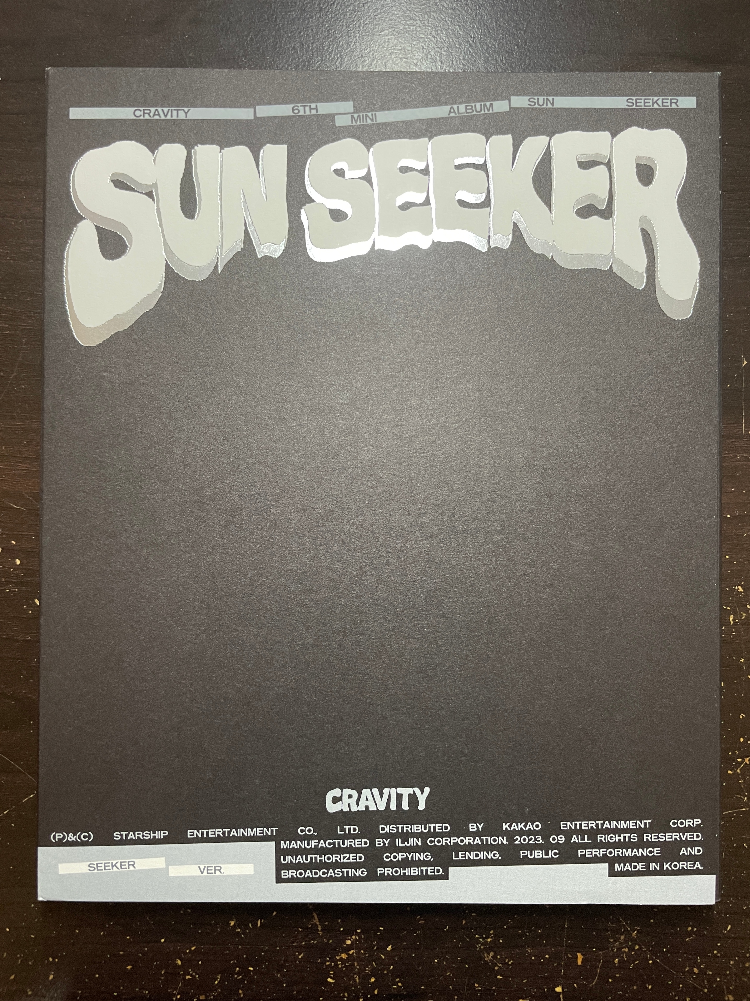 [WITH PCS] CRAVITY - SUN SEEKER Seeker Ver. Kpop Album