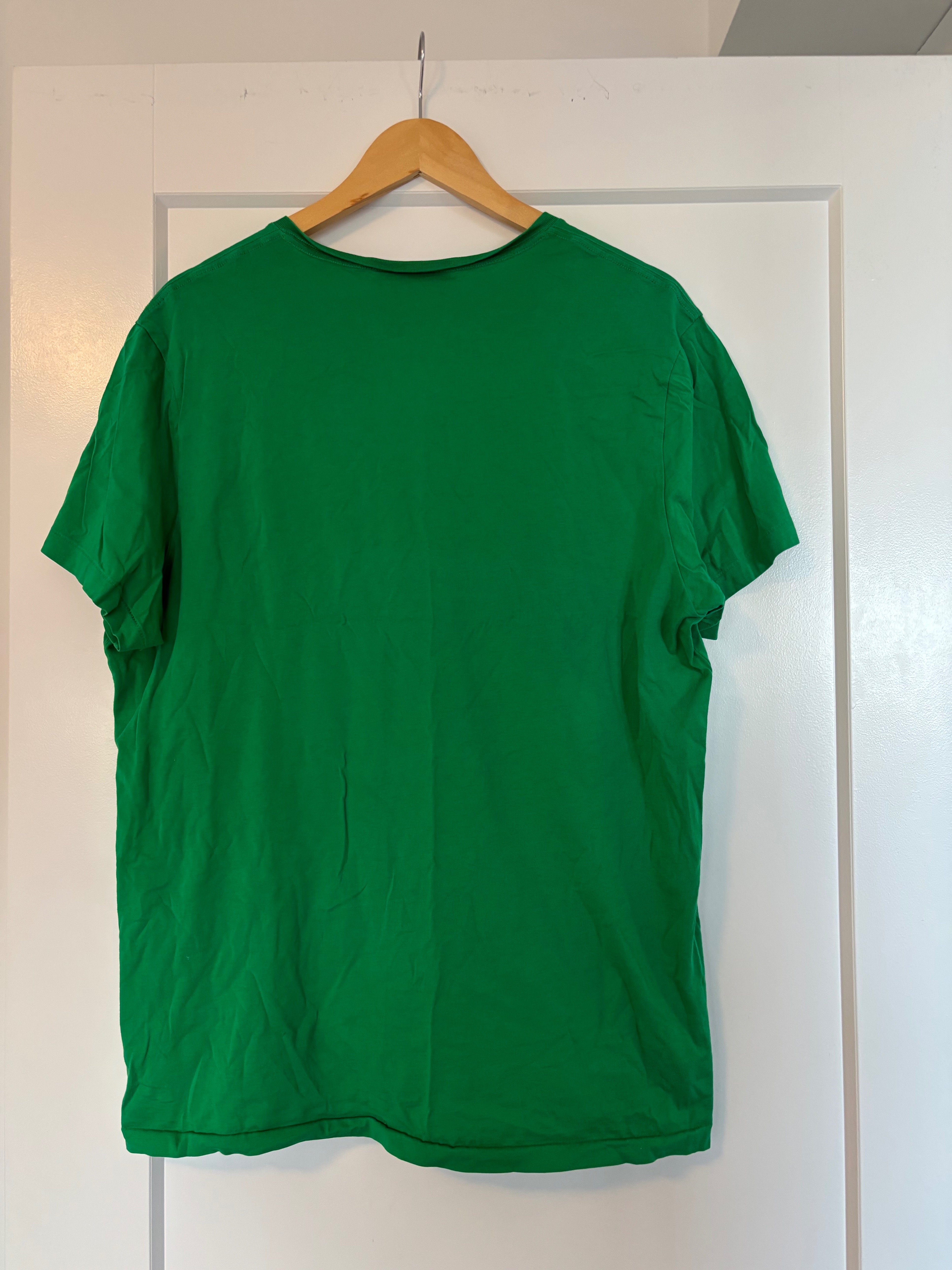 Burberry Men’s Green V-Neck T-Shirt – Size XL - photo 3