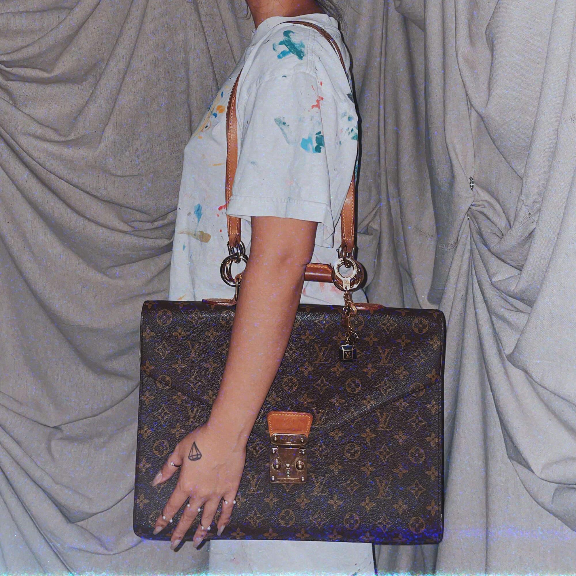 vintage louis vuitton briefcase bundle ★ bag purse