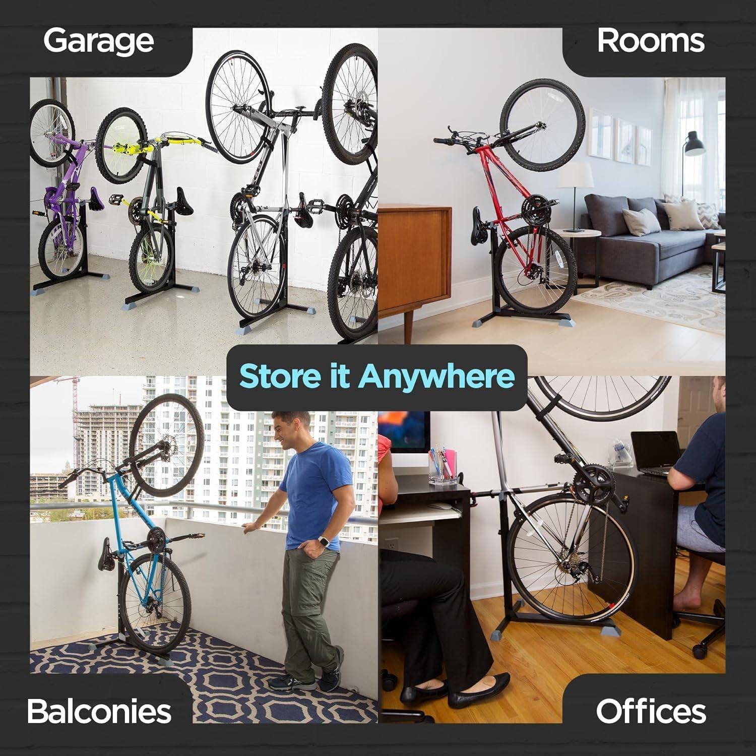 Adjustable Bike Vertical Stand