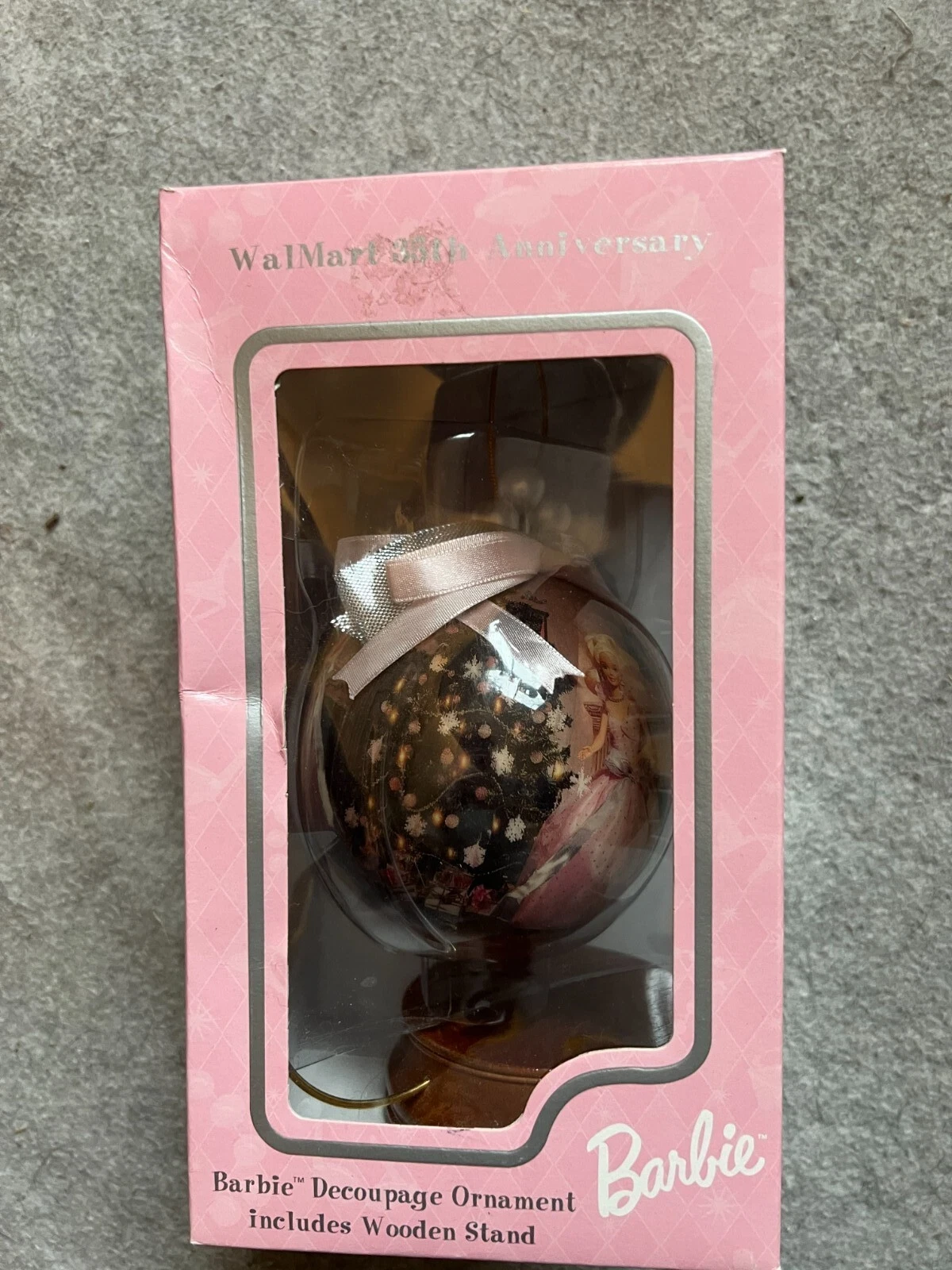 New Vintage Barbie Ornament Walmart 35th Anniversary