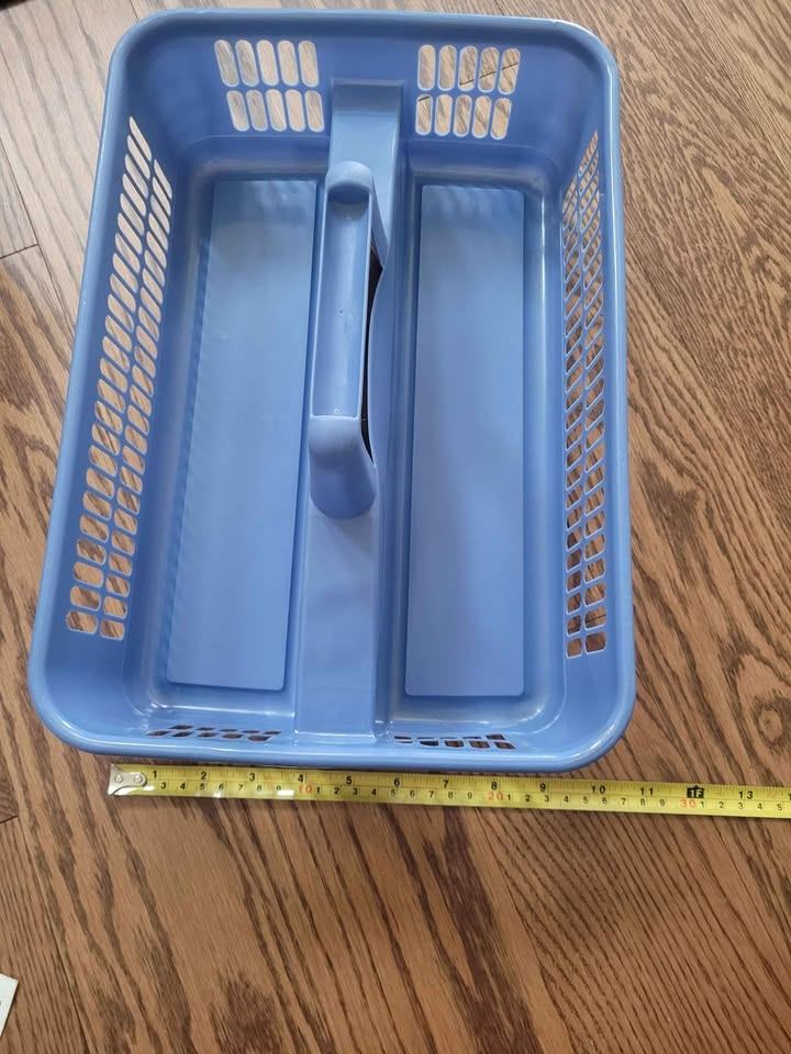Blue Plastic Storage Caddy - photo 3