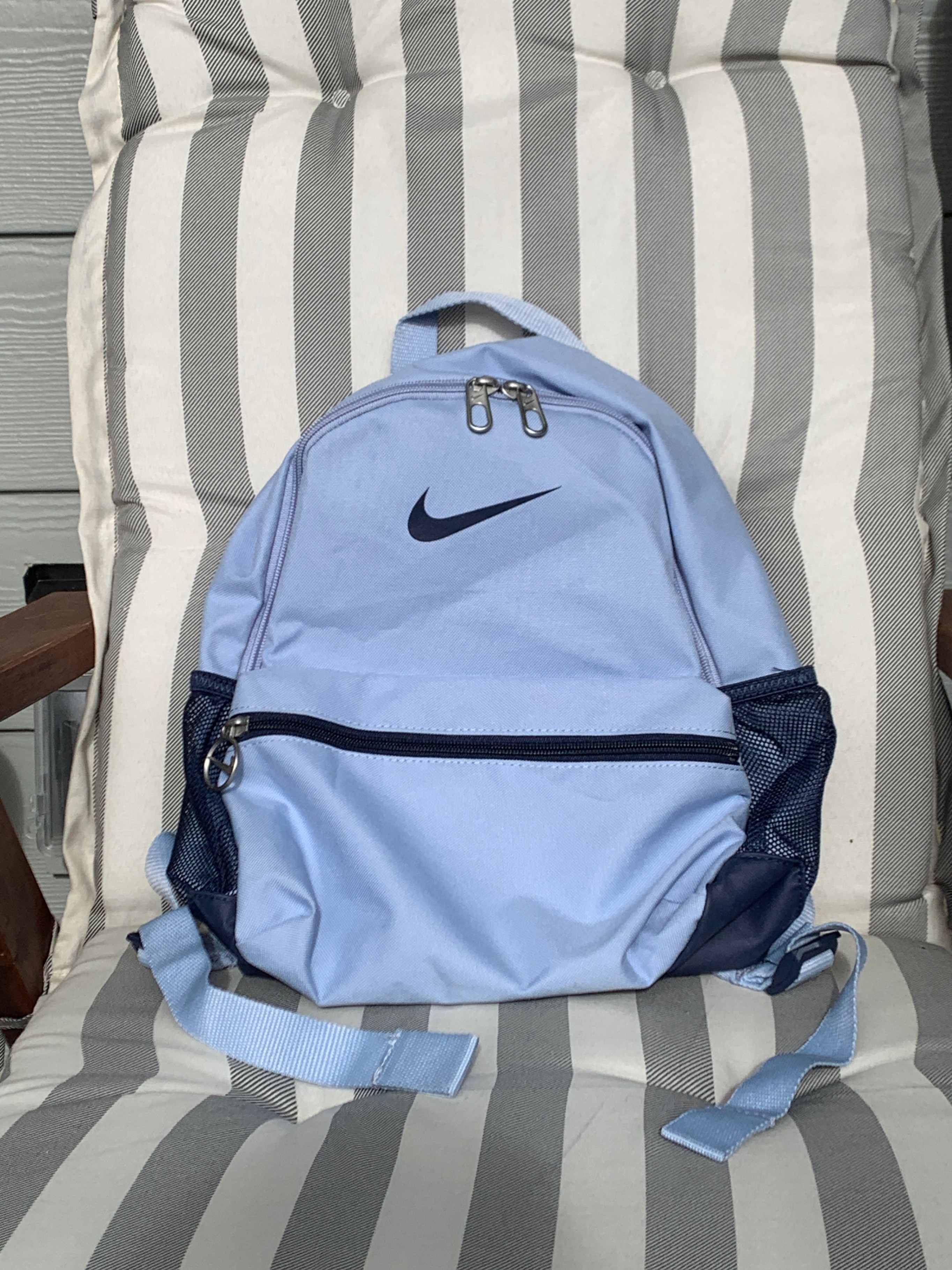Brand new Nike light blue small kid's backpack