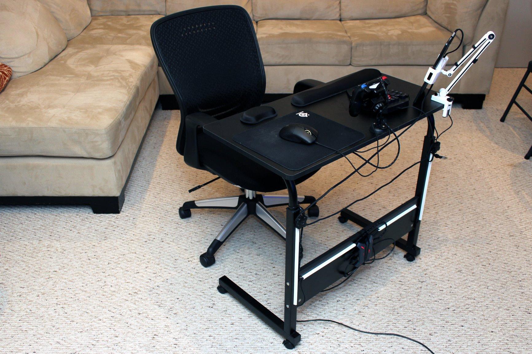 Mobile Desk Adjustable Height - $30 (kamloops) - photo 2