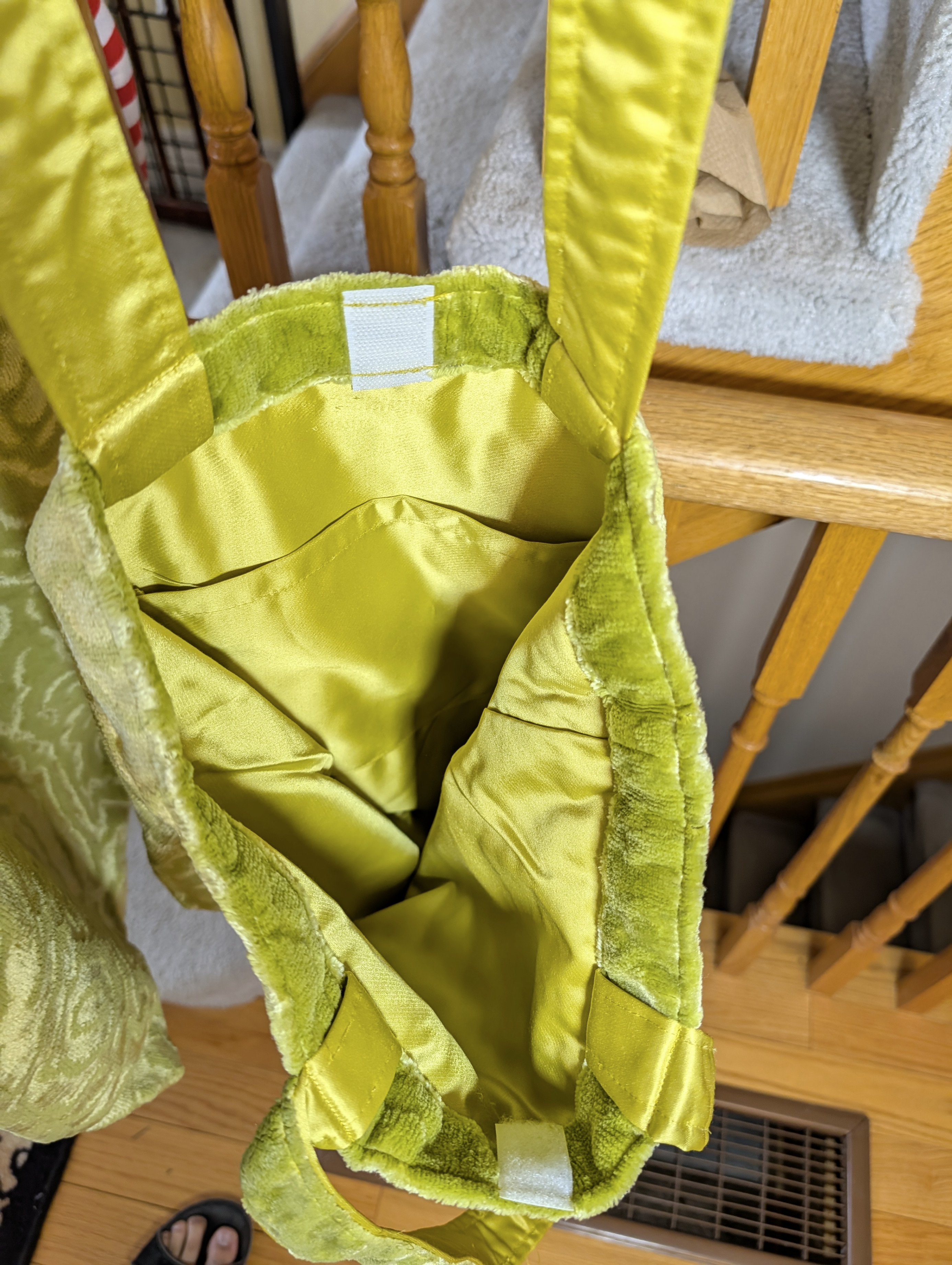 Green Felt Reusable Bag - photo 4