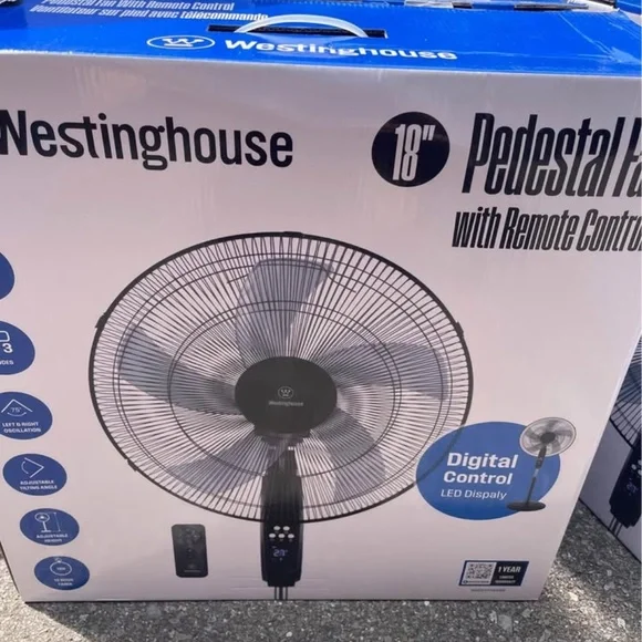 BRAND NEW westinghouse 18in digital control led w remote fan - photo 5
