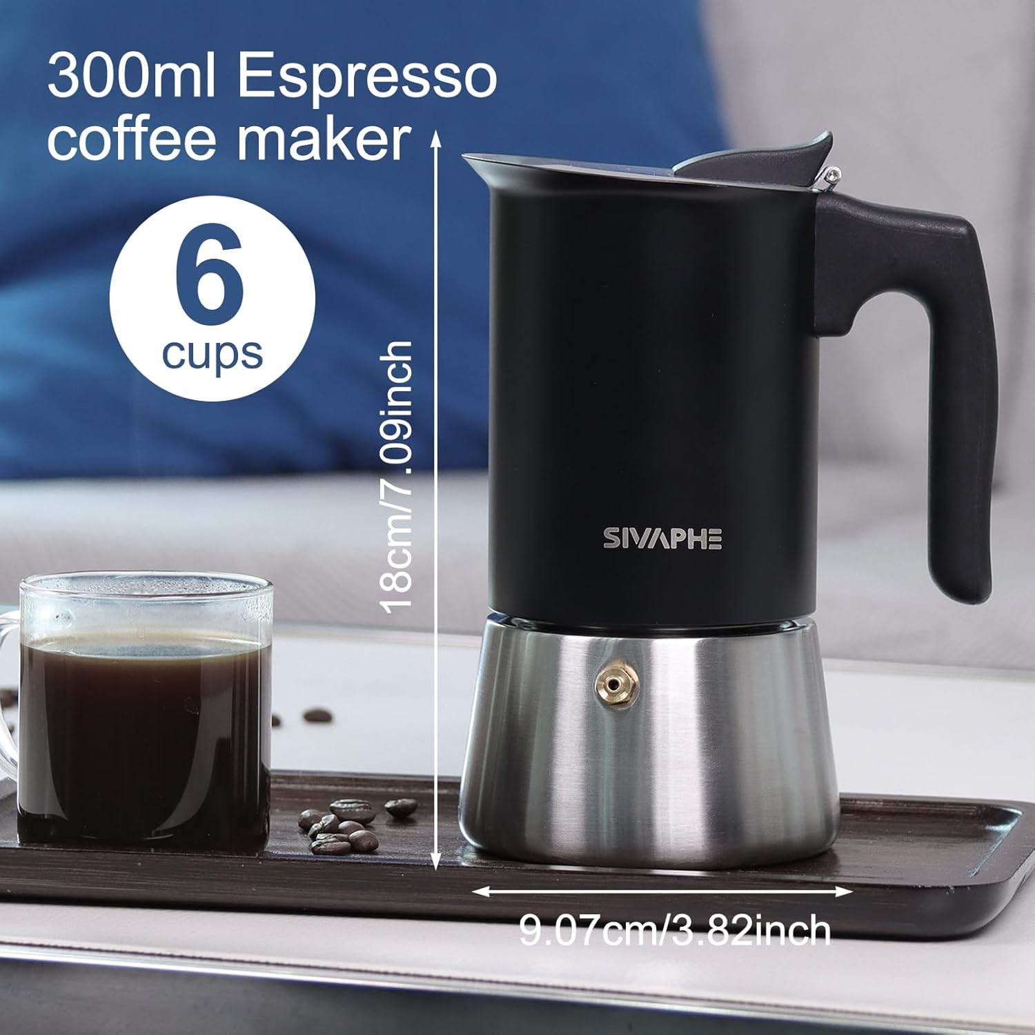 Stovetop Espresso Coffee Maker - photo 3