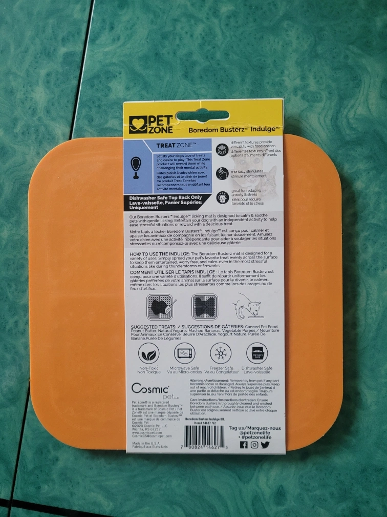 Pet Zone Boredom Busterz Indulge Slow Feeder Licking Mat - photo 2
