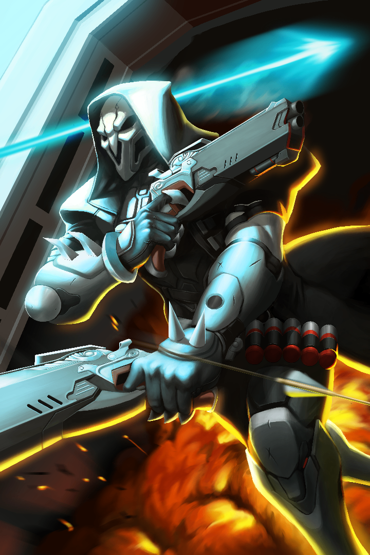 Overwatch Reaper 12x18 inch Poster