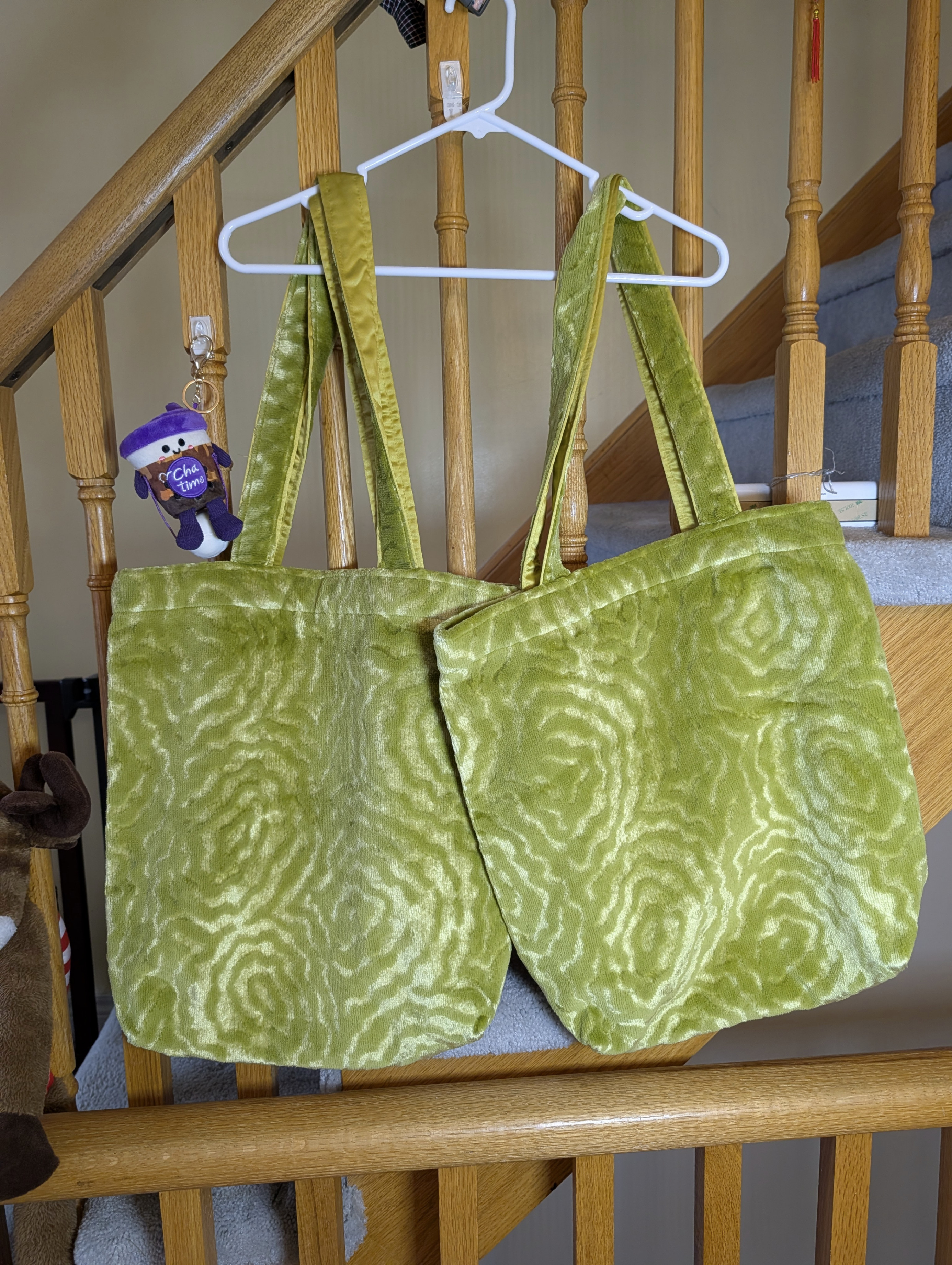 Green Felt Reusable Bag