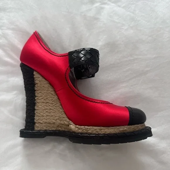 Women's Raffia Wedge Heel Espadrilles size 37 (6.5-7 US) - photo 3