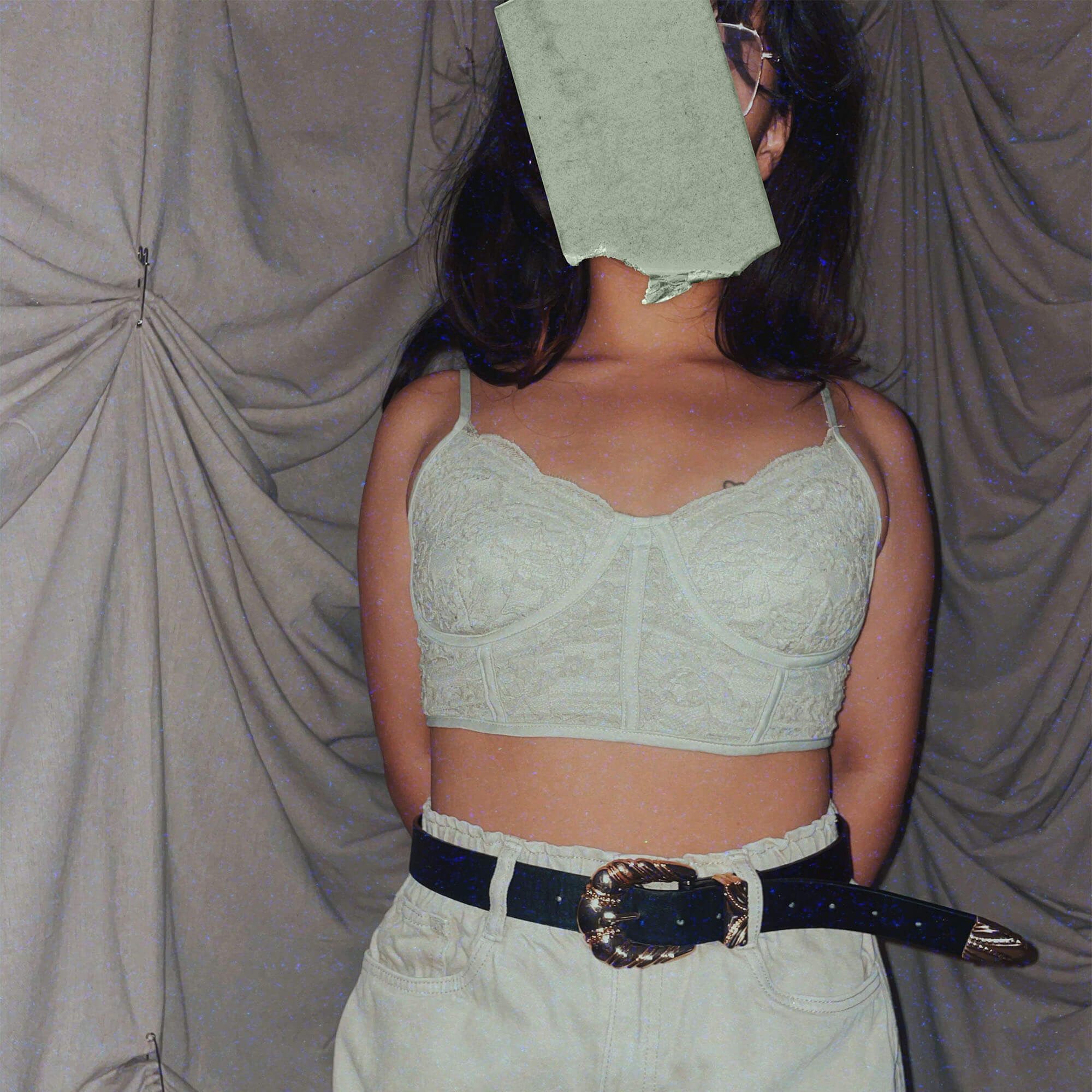pale green lace corset crop top tank shirt