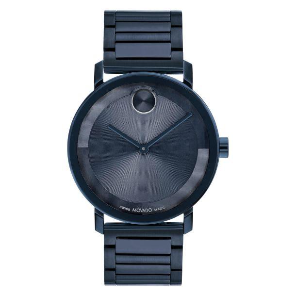 Brand New, Retail 1500, Movado Bold Watch+Blue Dot Authenticity