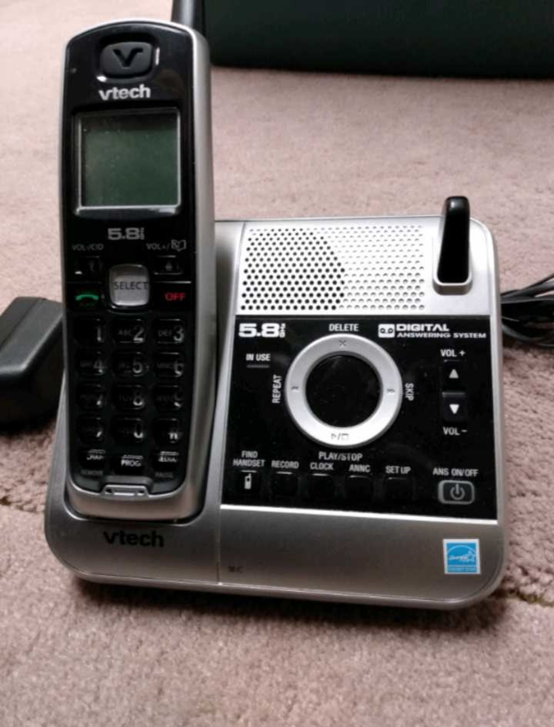 VTech 5.8GHz Cordless Phone (2 handsets)