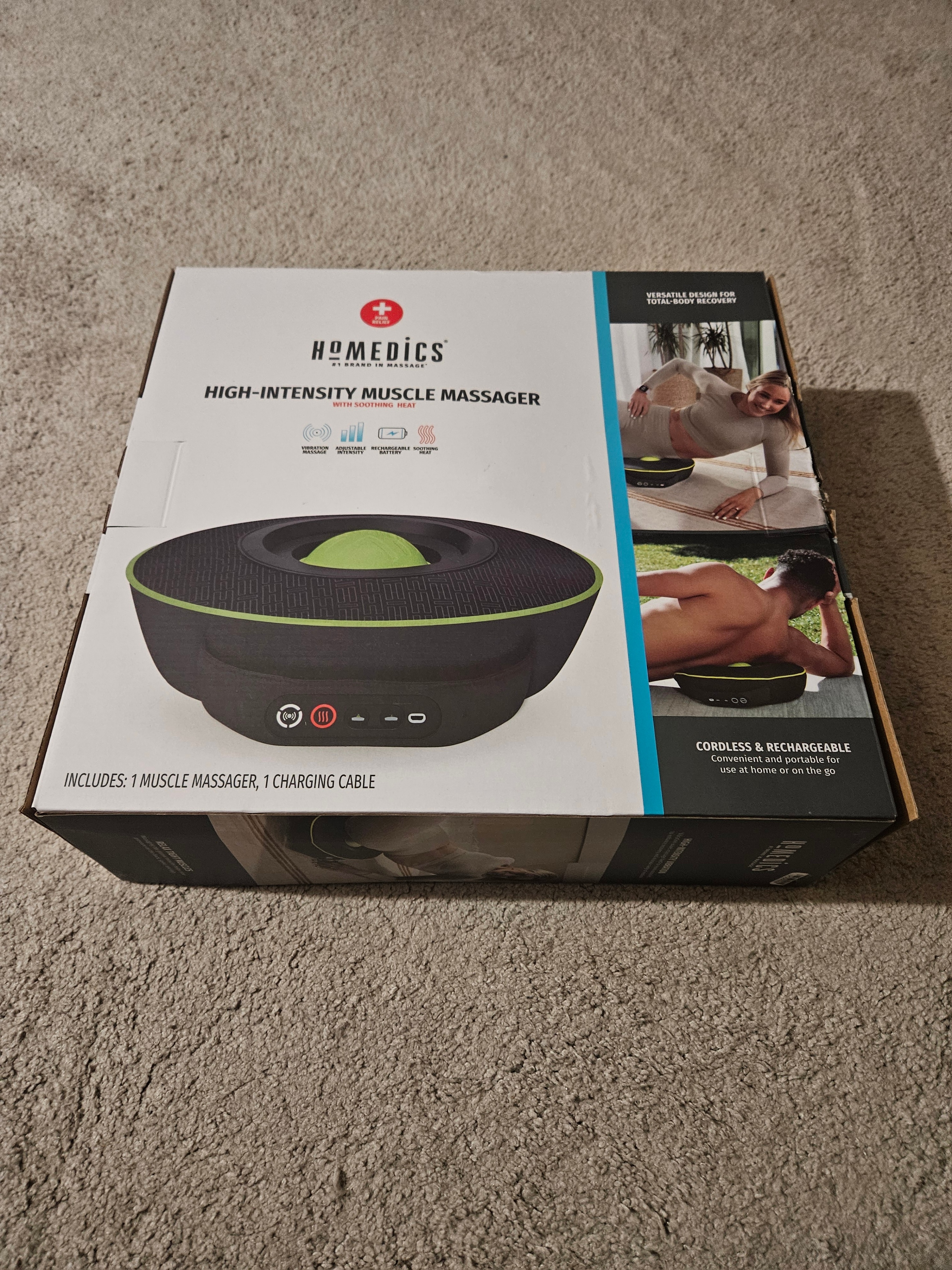 New Homedics High-Intensity Muscle Massager with Heat+