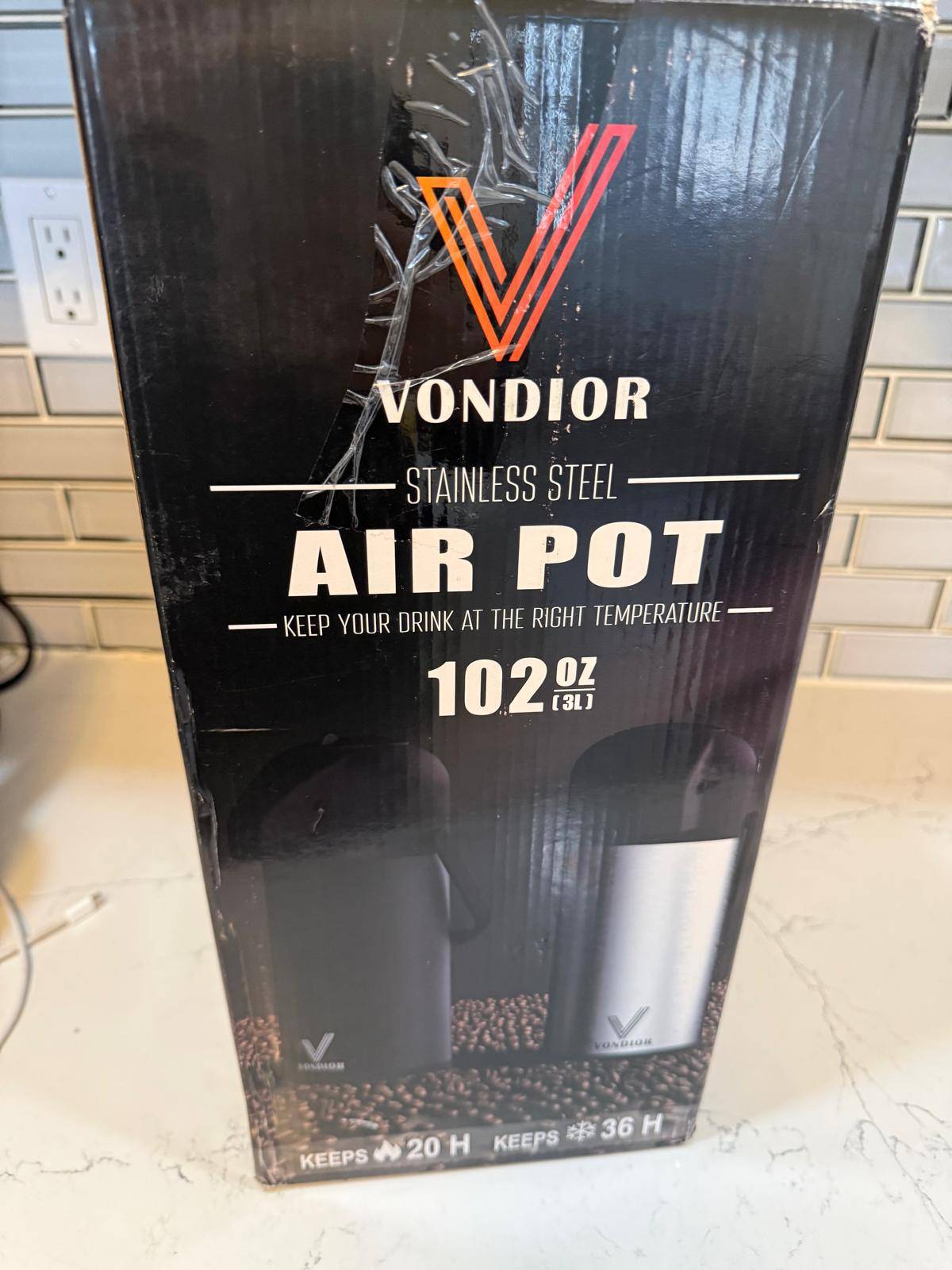 Vondior stainless sterlin air pot 102 oz - photo 3