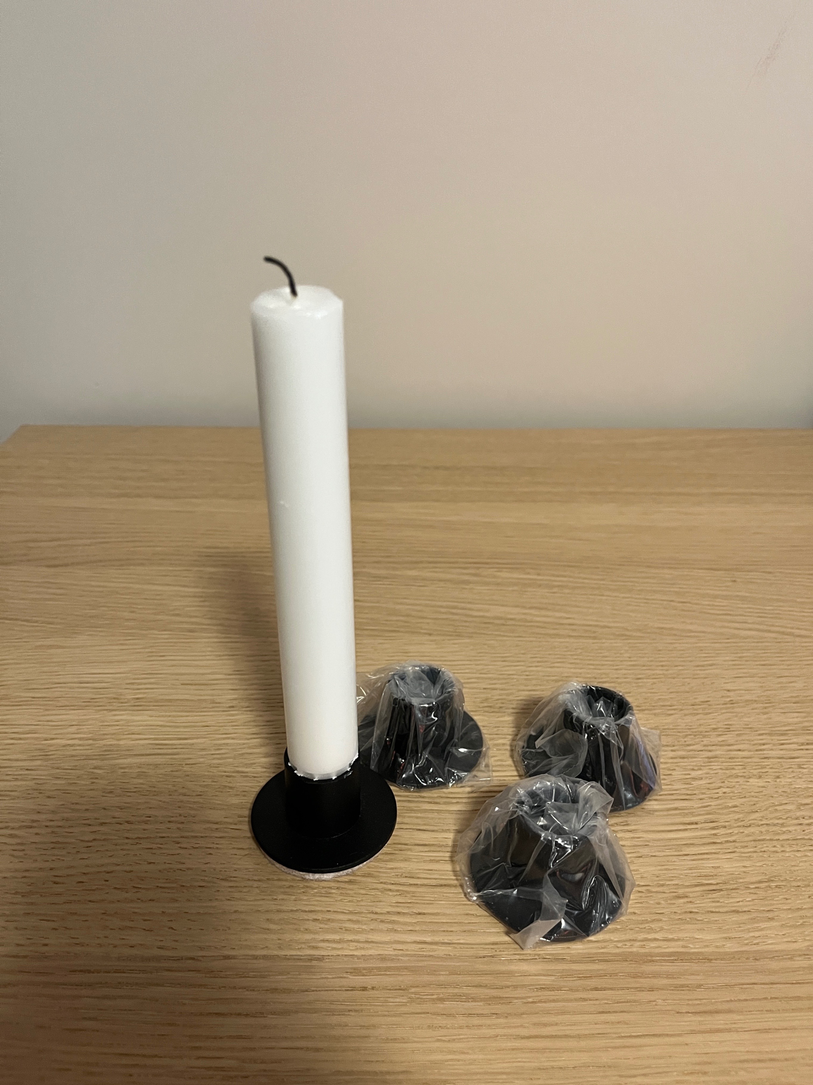 4 Candle holder bases (For craft project)