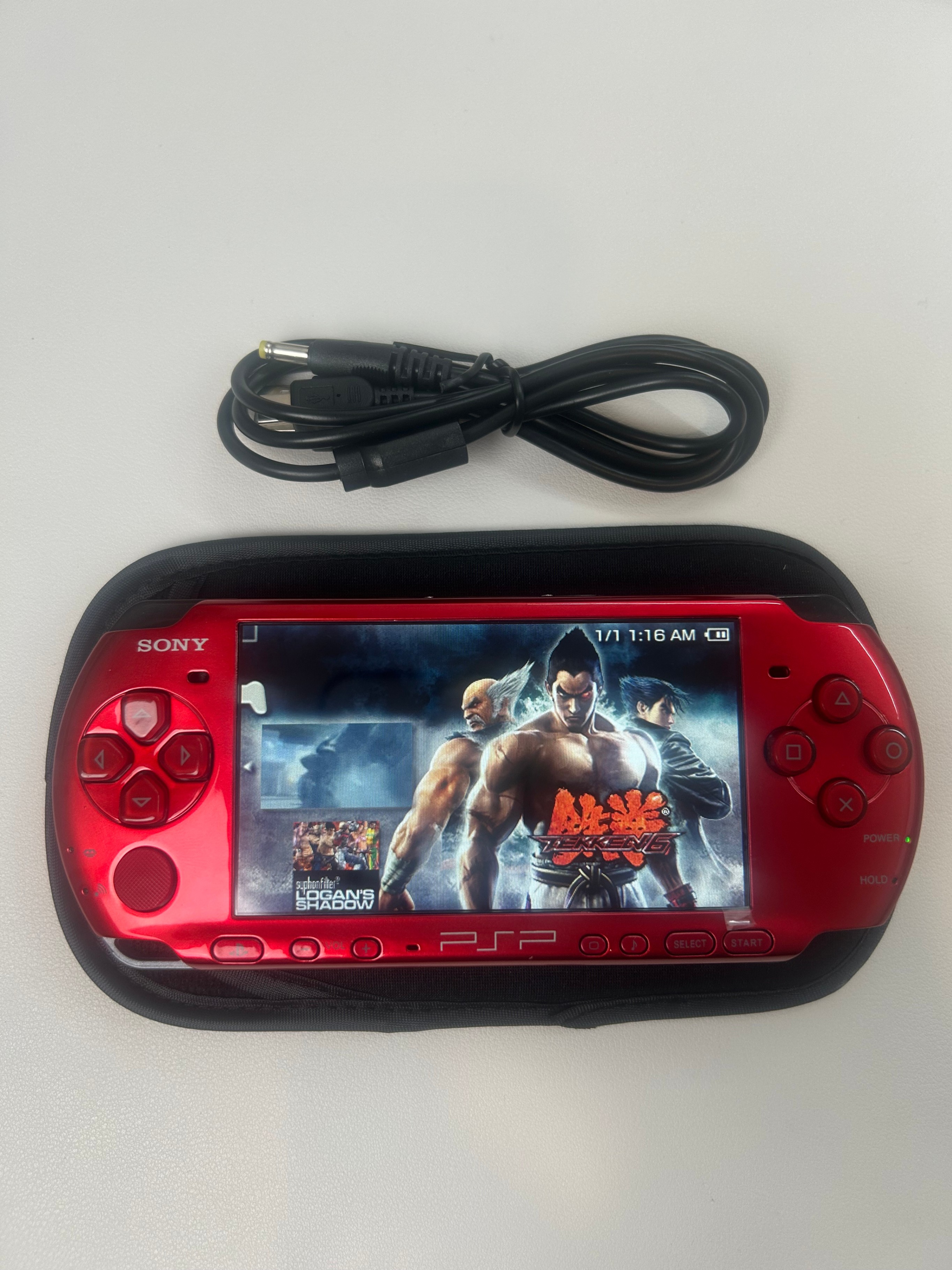 PSP3000 IPS screen red